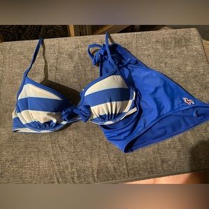 Royal blue Hollister bikini